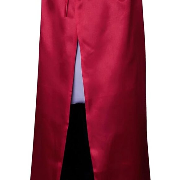 Unisex Christmas Halloween Witch Party Reversible Hooded Adult Vampires Cape Clo - Picture 4 of 5